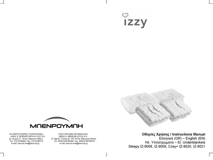 izzy Cosy+ IZ-9021 instruction manual