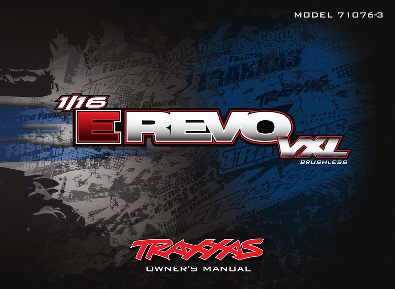 Traxxas 1/16 E REVO VXL 71076-3 User manual