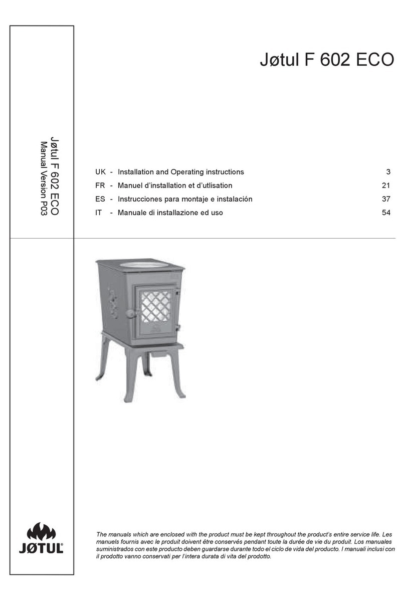 Jøtul F 602 ECO User manual