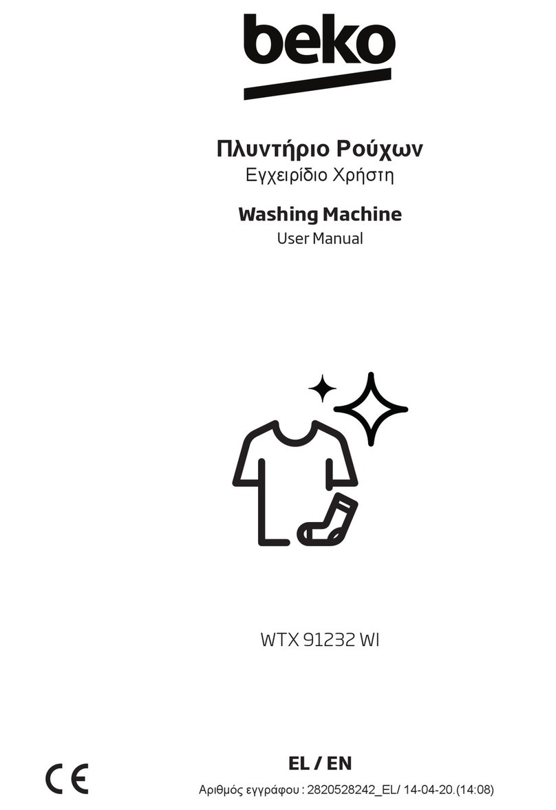 Beko WTX 91232 WI User manual