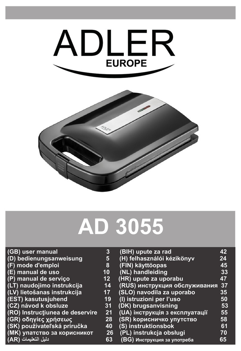 Adler Europe AD 3055 User manual