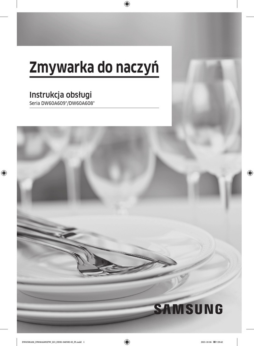 Samsung DW60A6092IB User manual