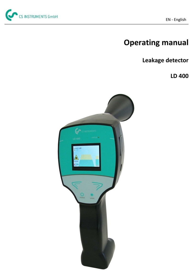 CS Instruments LD 400 operating manual