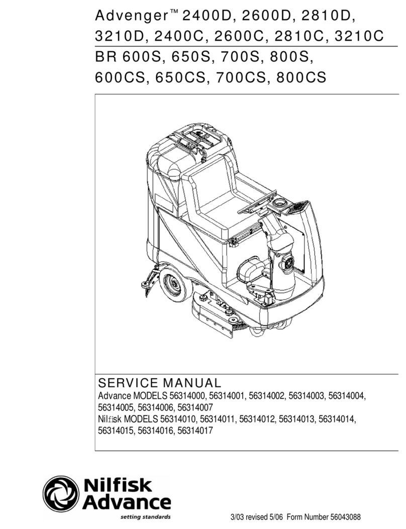 Nilfisk-Advance Advenger 2400D User manual