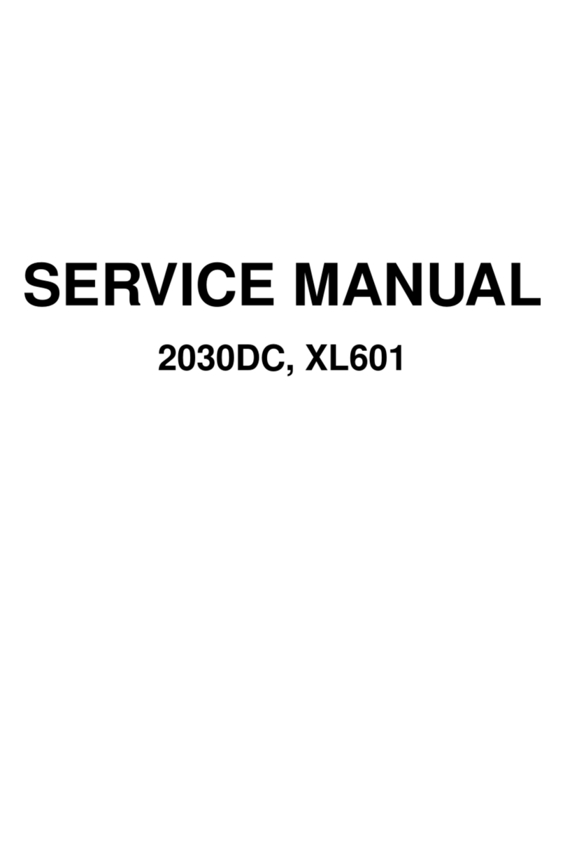 Janome XL601 User manual