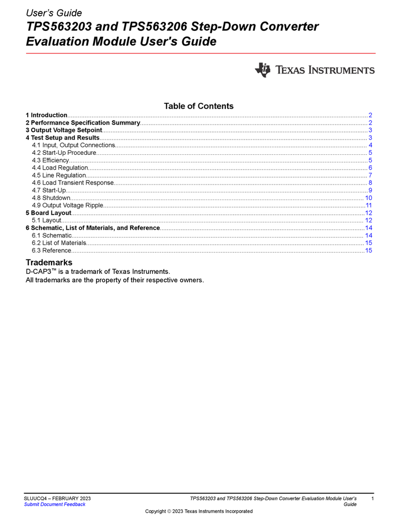 Texas Instruments TPS563203 User manual