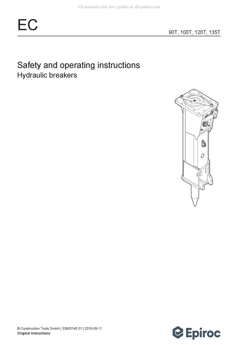 Epiroc 90T Safety and operating instructions