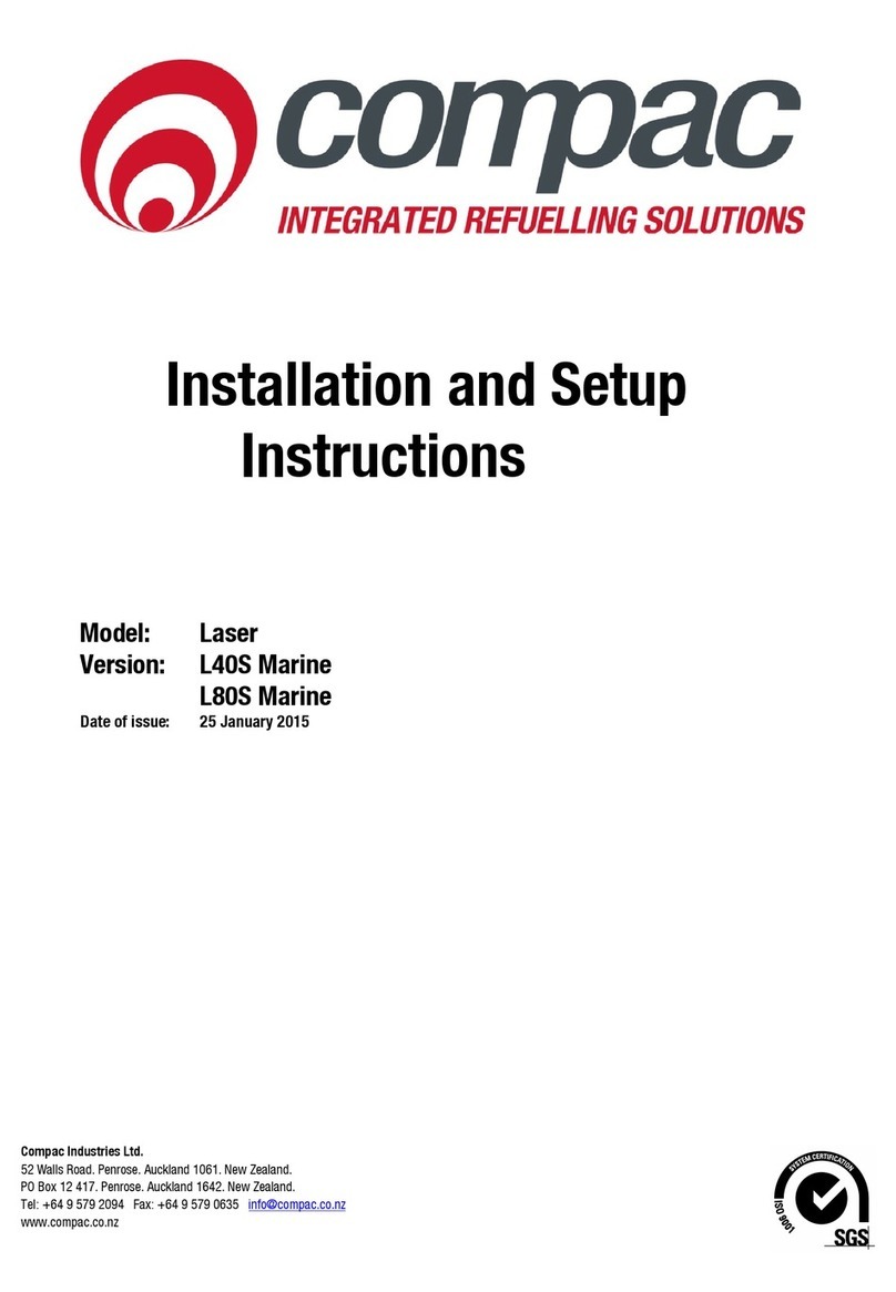 Compac L40S Marine Installation and setup instructions