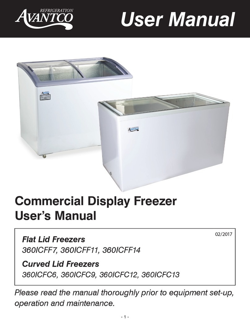 Avantco 360ICFF7 user manual