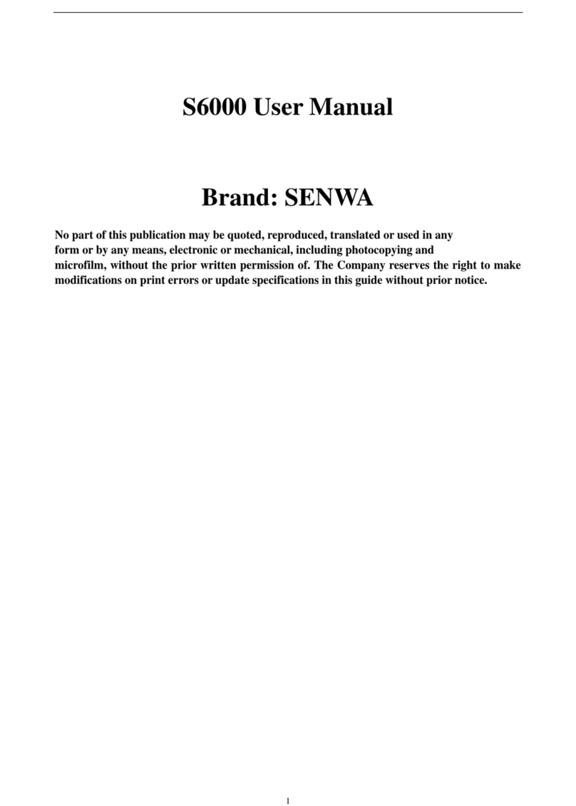 Senwa S6000 User manual