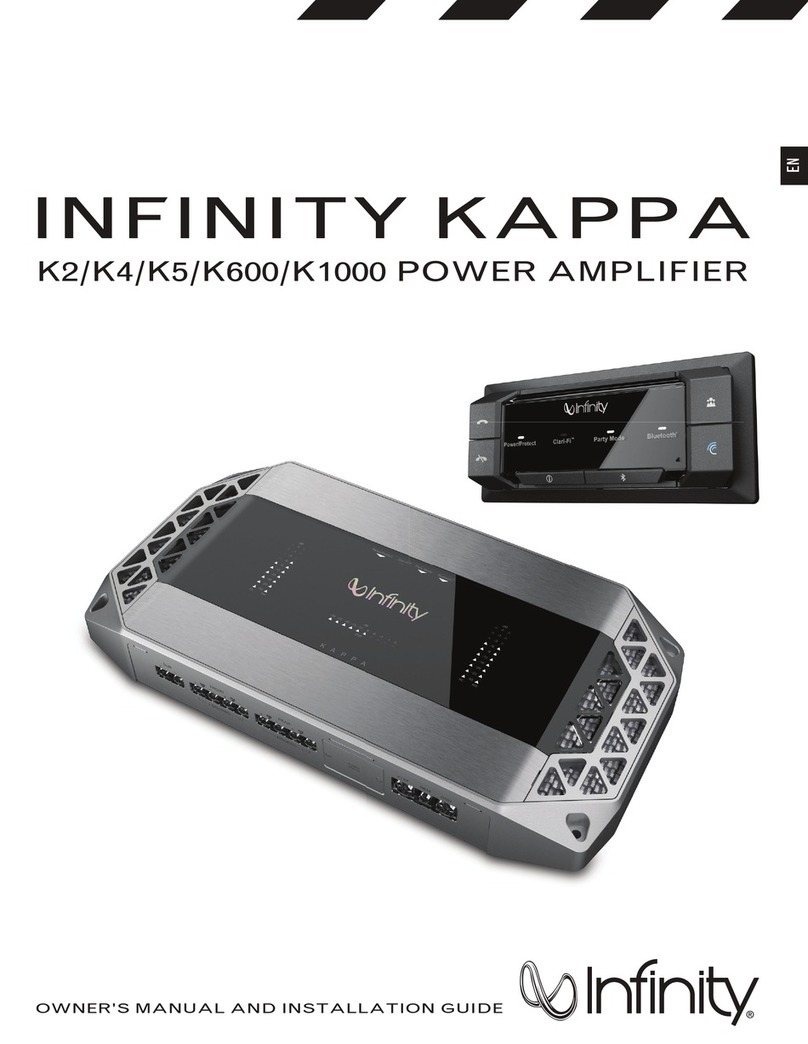 Infinity KAPPA K2 Owner's manual and installation guide