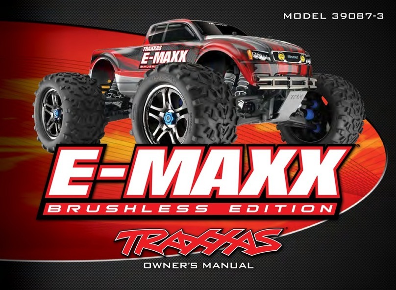 Traxxas E-MAXX BRUSHLESS EDITION 39087-3 User manual