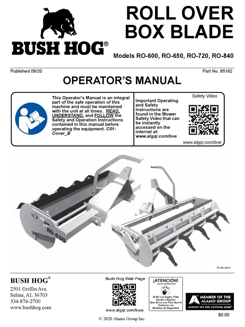 Bush Hog RO-840 User manual Bush Hog RO-840 User manual