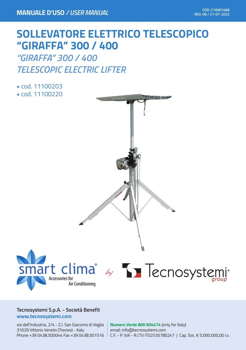 Tecnosystemi smart clima 11100220 user manual