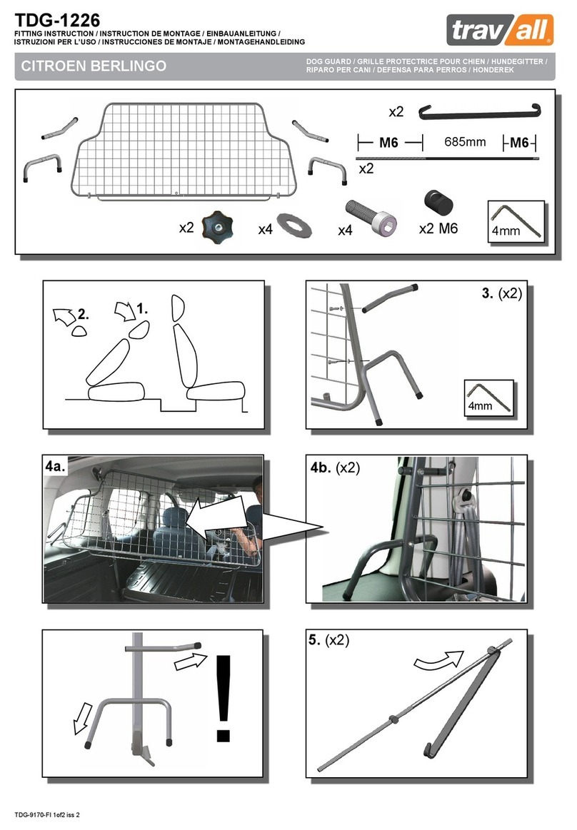 travall TDG-1226 Install guide travall TDG-1226 Install guide