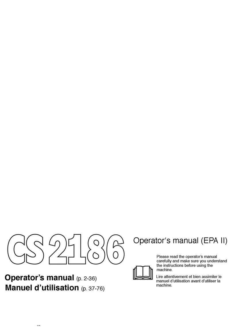 Husqvarna CS2186 Operator's manual