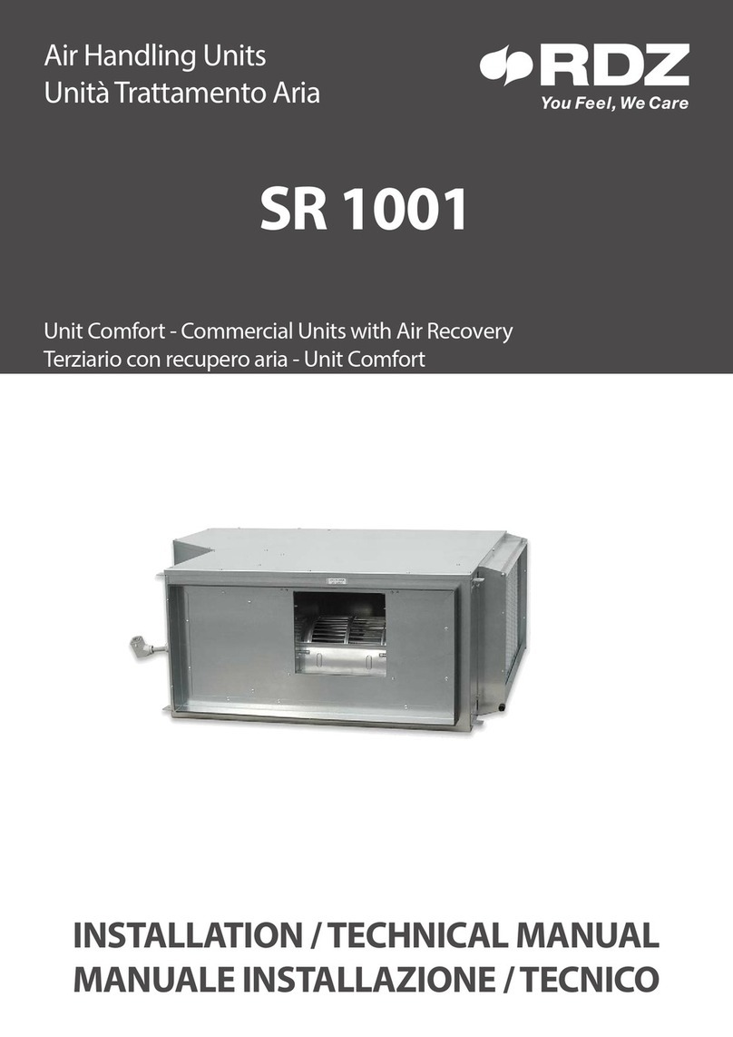 RDZ SR 1001 Installation and technical manual RDZ SR 1001 Installation and technical manual