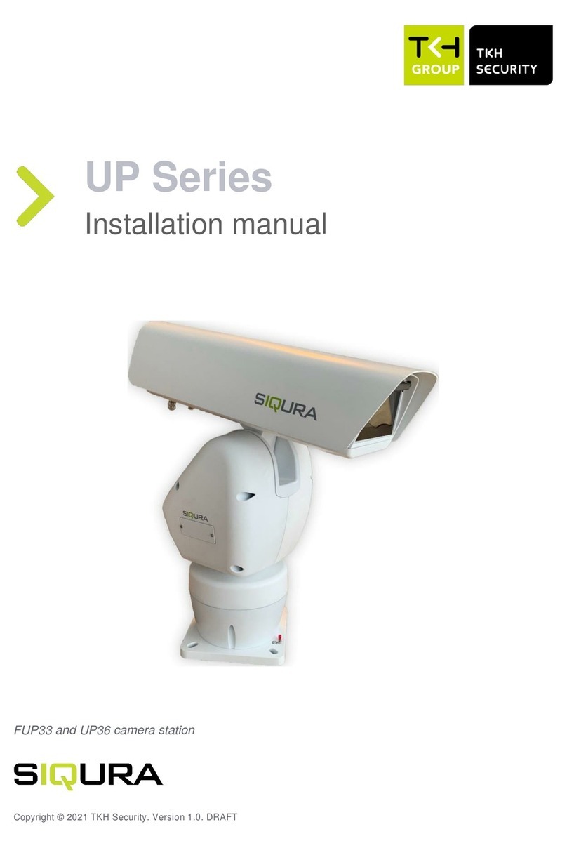 TKH security Siqura UP Series installation manual