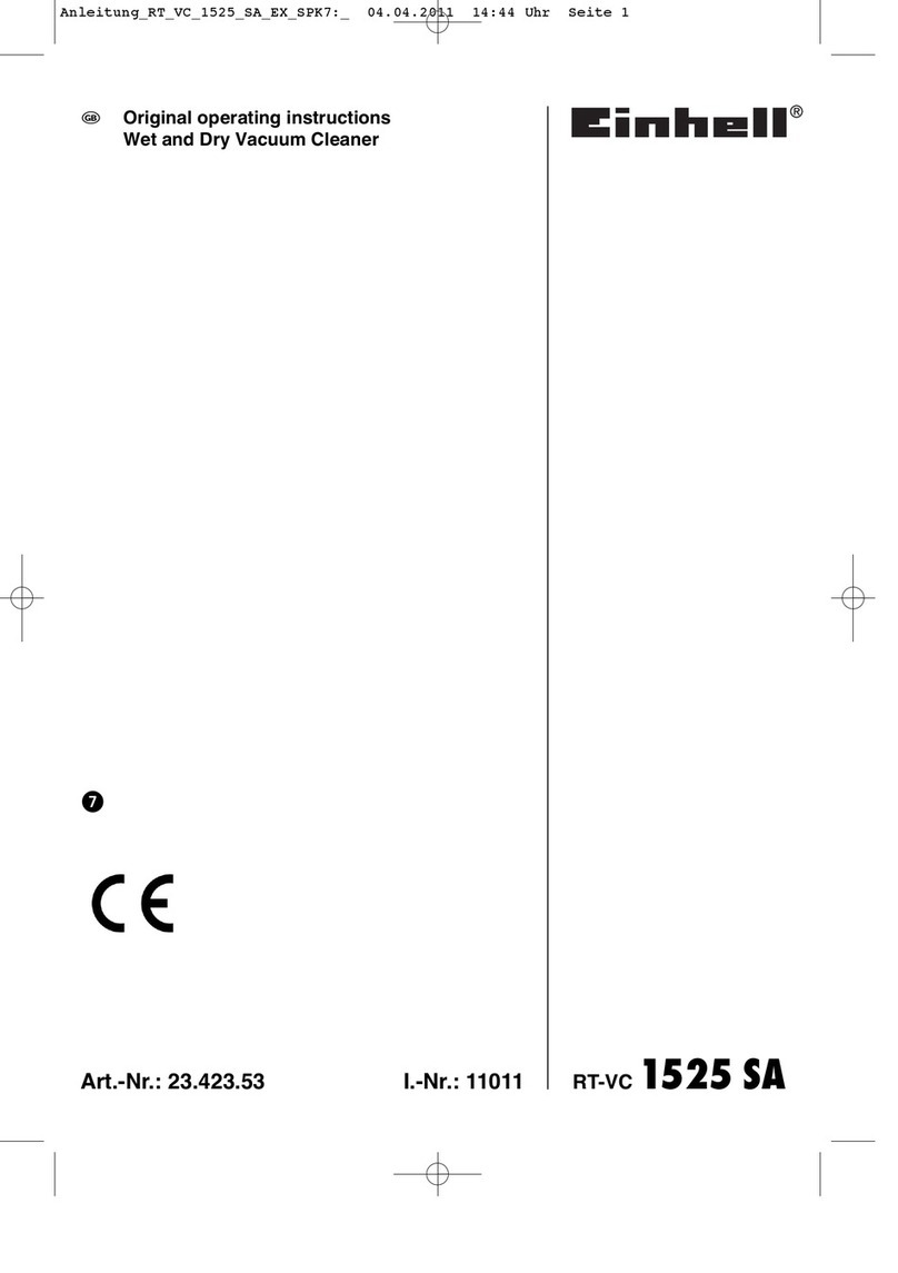 EINHELL RT-VC 1525 SA Original operating instructions