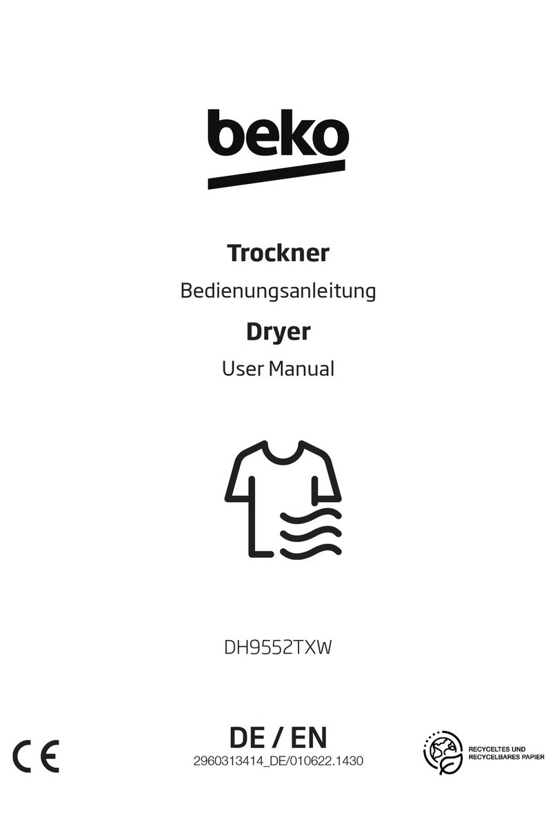 Beko DH9552TXW user manual