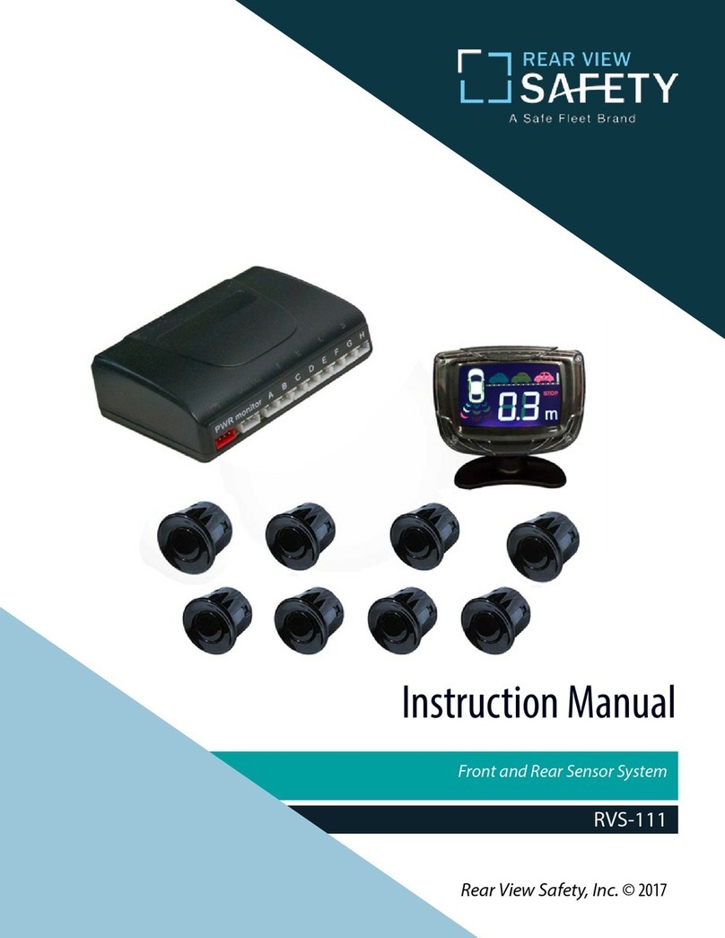 Safe Fleet REAR VIEW SAFETY RVS-111 User manual