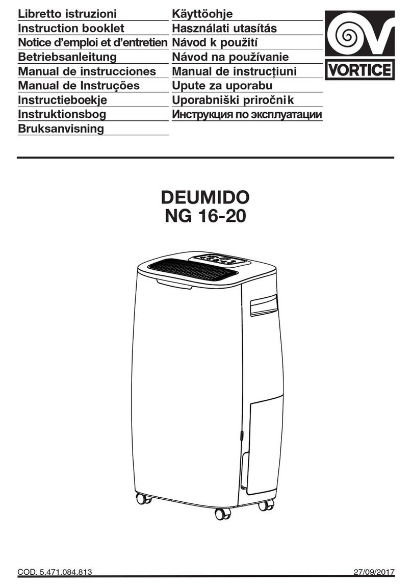 Vortice DEUMIDO NG 16-20 Instruction booklet