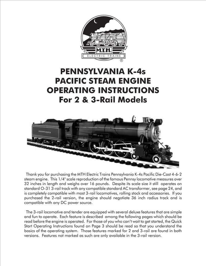 MTHTrains PENNSYLVANIA K-4s operating instructions