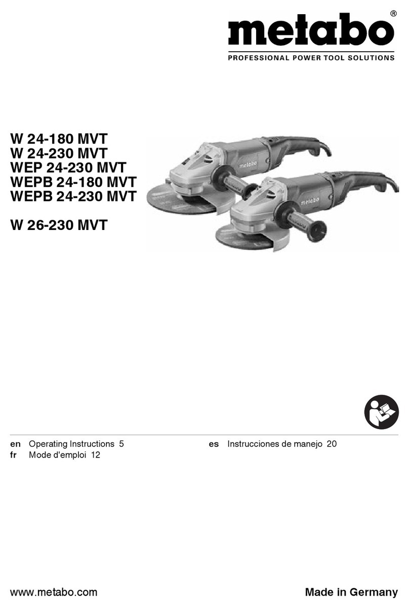 Metabo WEP 24-230 MVT User manual