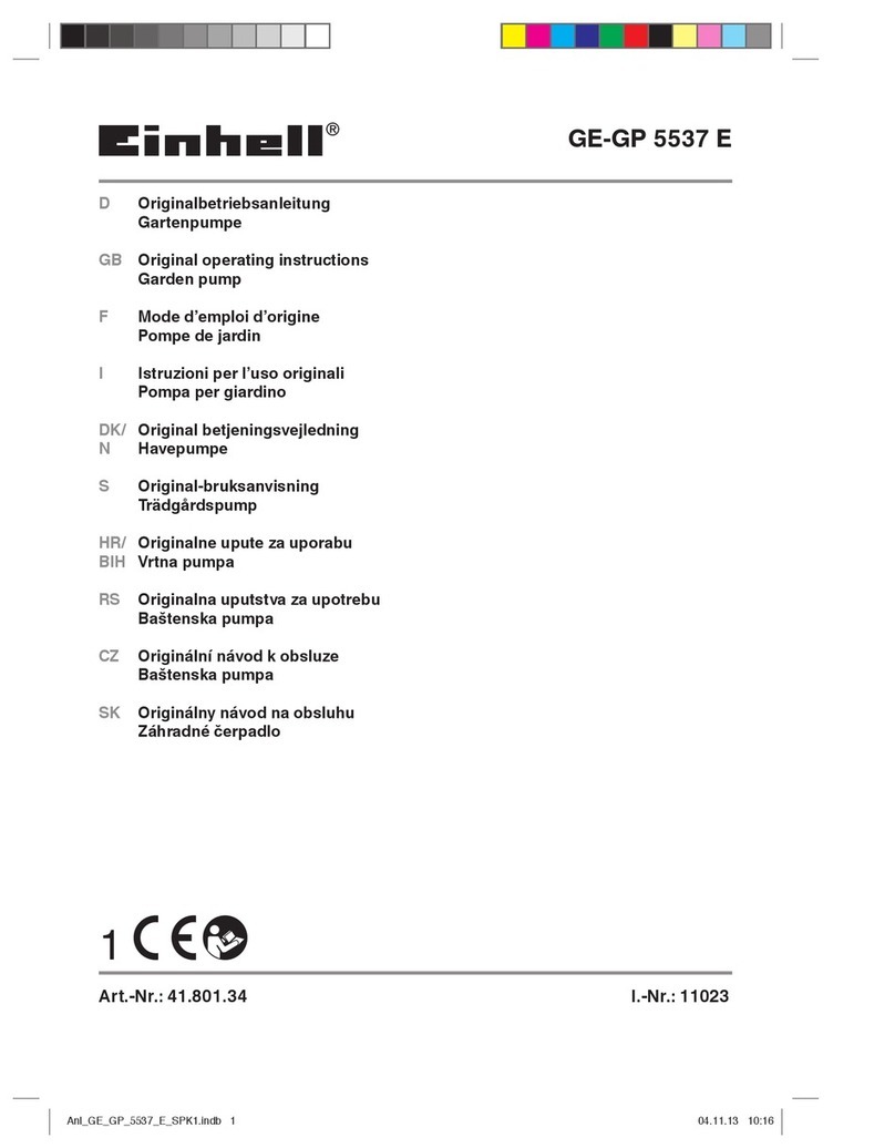 EINHELL GE-GP 5537 E Original operating instructions