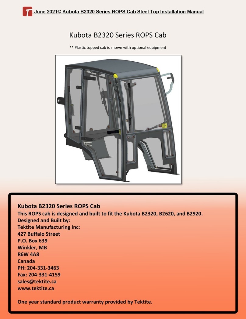 Kubota B2620 User manual