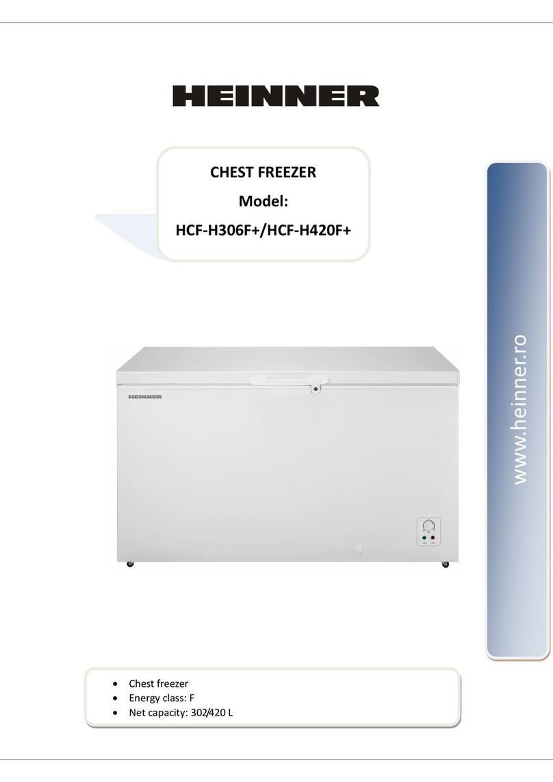 Heinner HCF-H306F+ User manual
