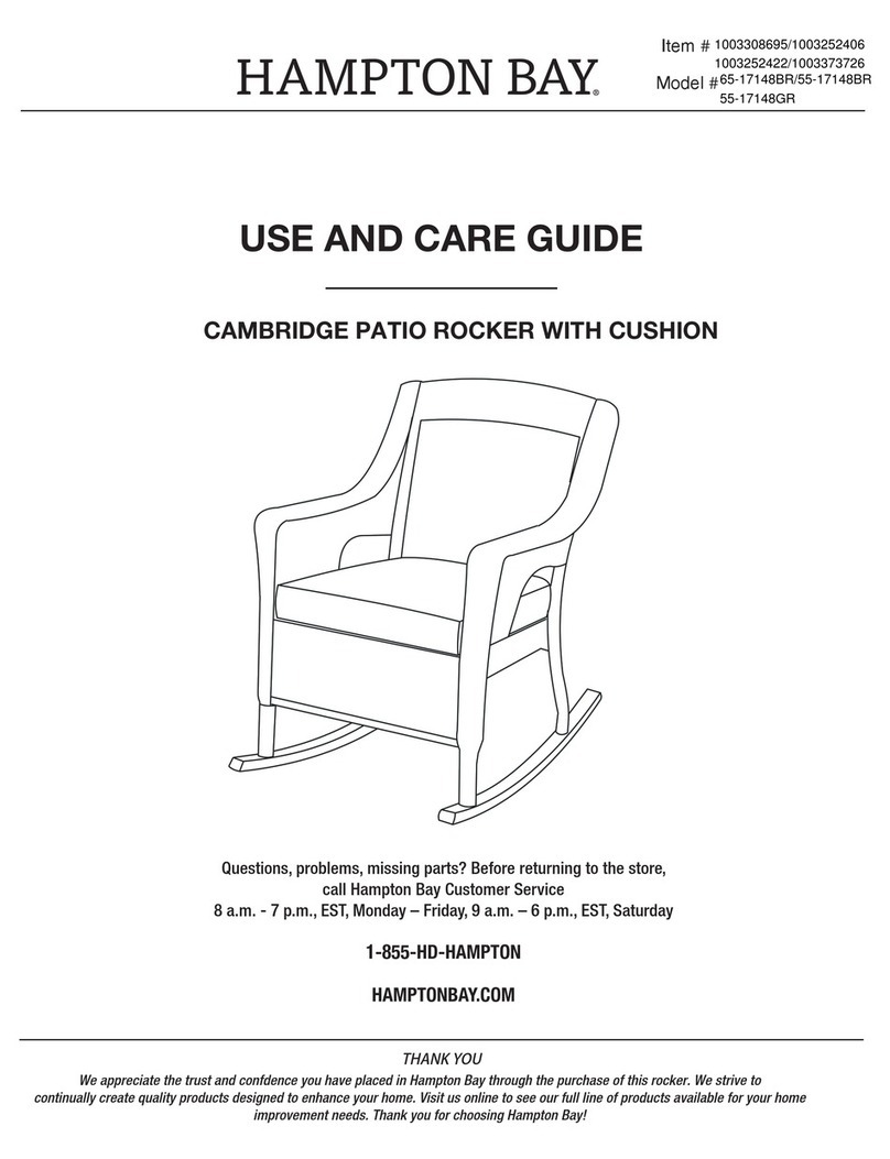 HAMPTON BAY 65-17148BR User manual