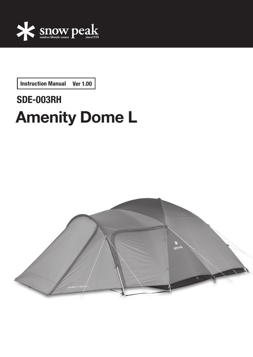 Snow Peak Amenity Dome L User manual
