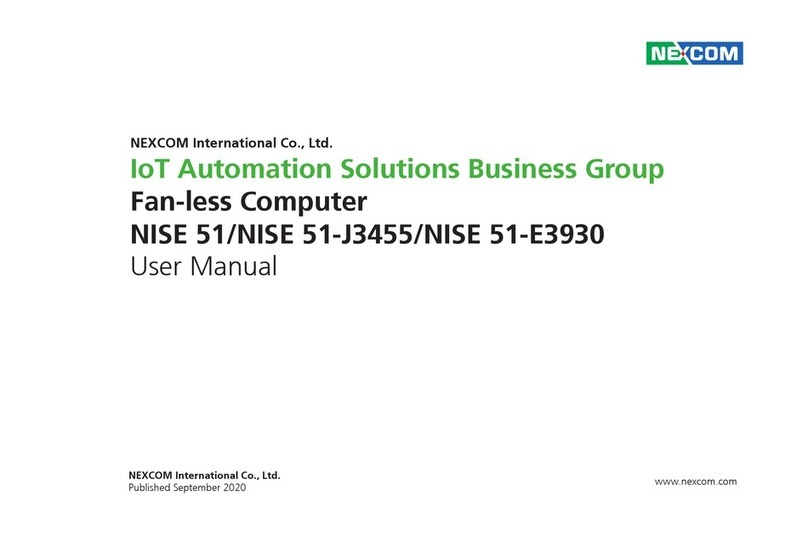 Nexcom NISE 51-J3455 User manual