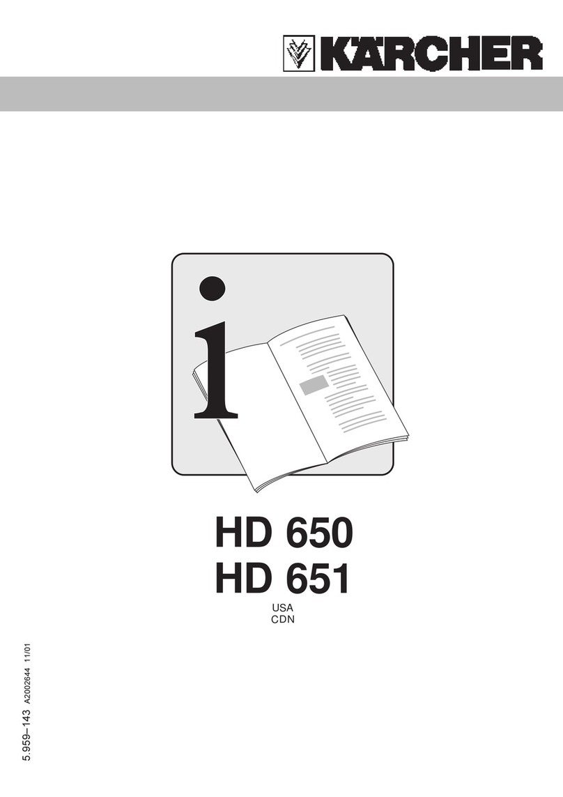 Kärcher HD 650 manual