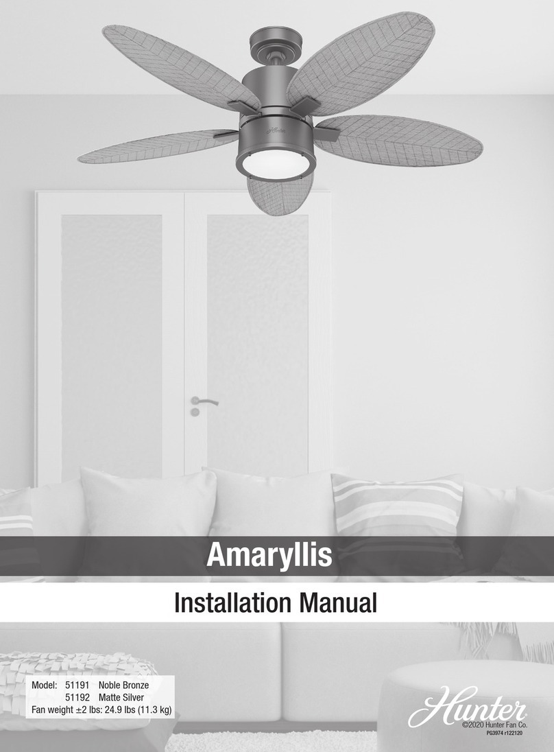 Hunter Amaryllis User manual