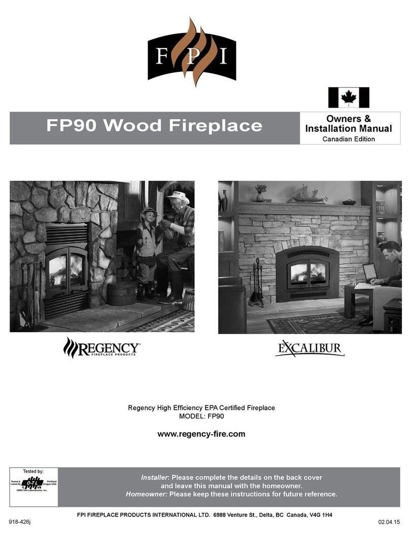 Regency FPI FP90 Quick start guide Regency FPI FP90 Quick start guide