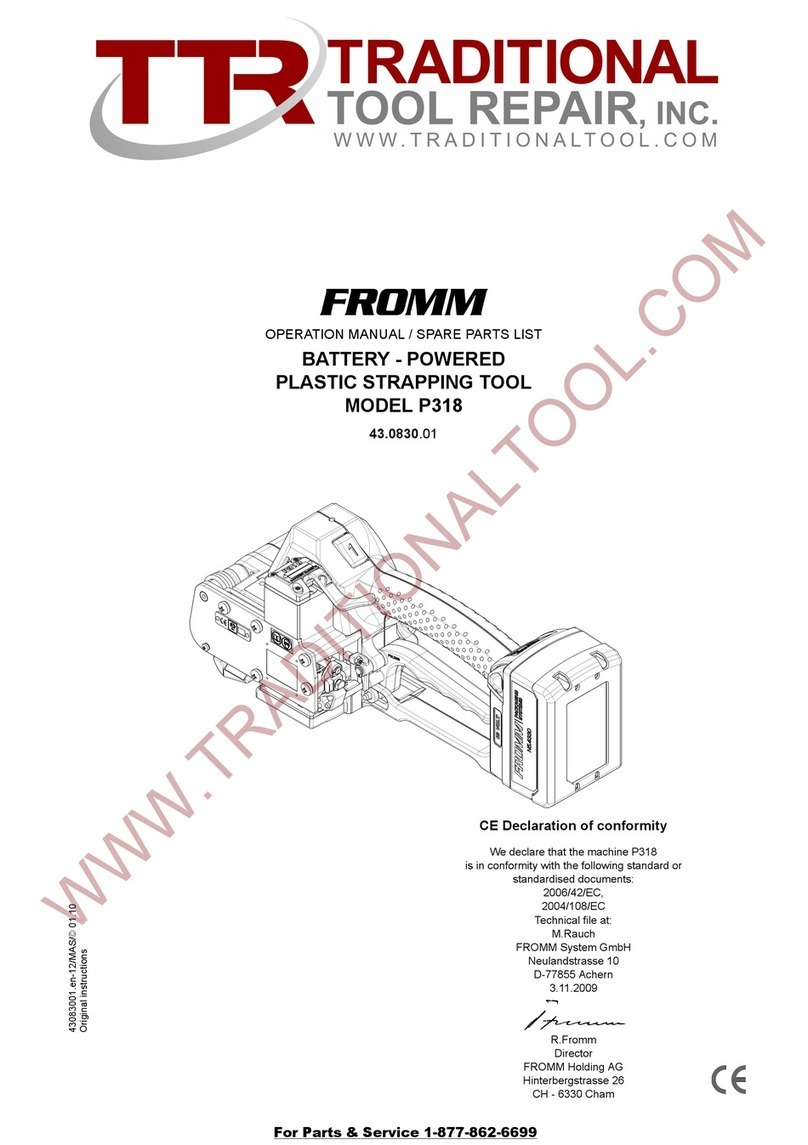 Fromm P318 User manual