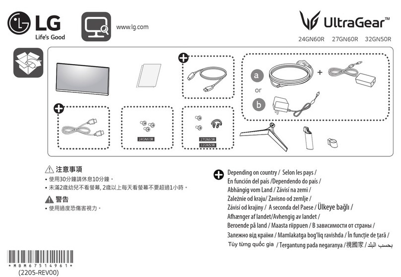 LG UltraGear 24GN60R-B.BEU User manual