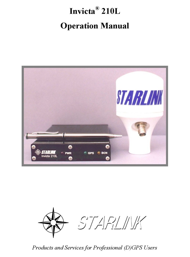 STARLINK Invicta 210L Operation manual STARLINK Invicta 210L Operation manual