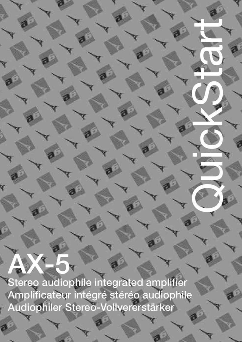 Advance acoustic AX-5 User manual