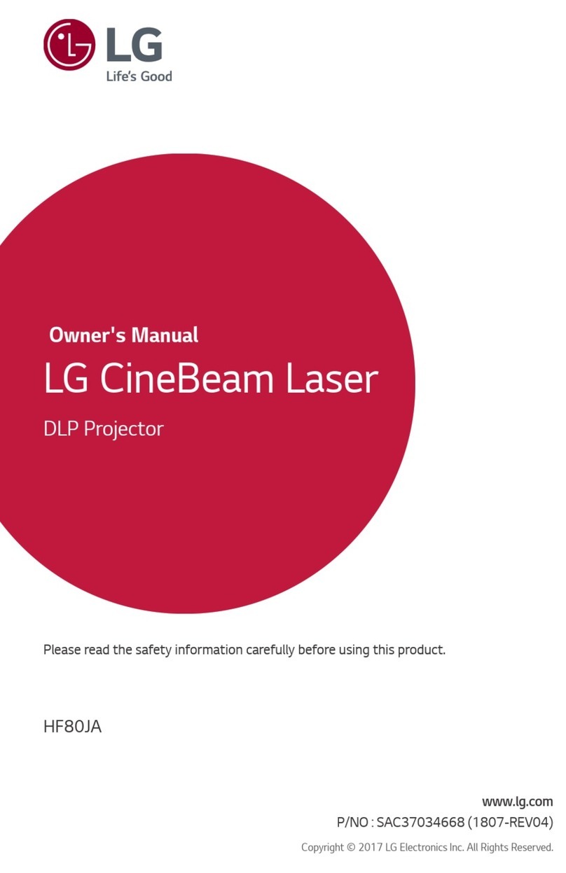 LG HF80JA User manual