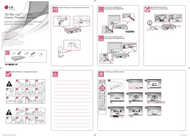 LG BH6730P Simple manual