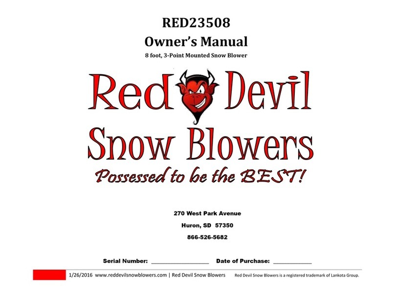 RED DEVIL RED23508 manual