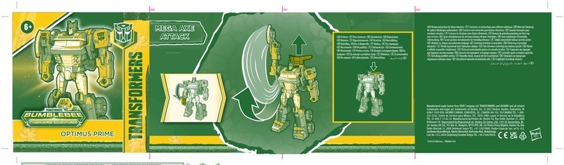 Hasbro TRANSFORMERS BUMBLEBEE CYBERVERSE ADVENTURES OPTIMUS... Assembly instructions Hasbro TRANSFORMERS BUMBLEBEE CYBERVERSE ADVENTURES OPTIMUS... Assembly instructions