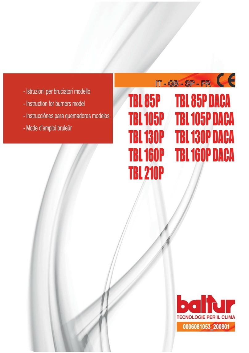 baltur TBL 105P instructions