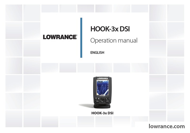 Lowrance HOOK-3x Operation manual