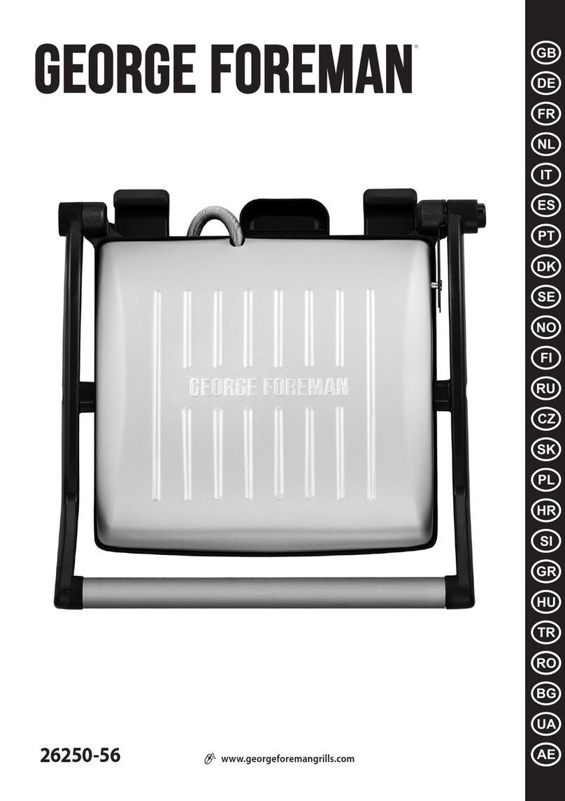George Foreman 26250-56 User manual