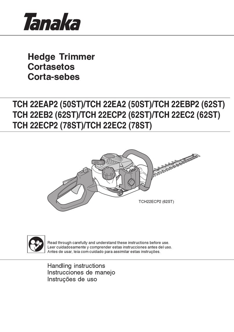 Tanaka TCH 22EA2 User manual