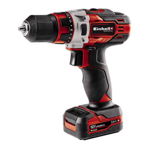 EINHELL TE-CD 12/1 Li User manual